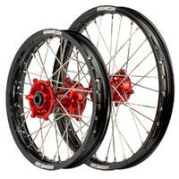 Motocross Wheel Set (Black/Red 17x1.4/14x1.60) for 2021-2024 GasGas MC85