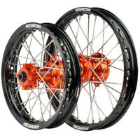 Motocross Wheel Set (Black/Orange 14x1.6/12x1.6) for 2017-2024 Husqvarna TC65