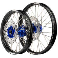 Wheel Set with Discs (Black/Blue 17x1.4/14x1.60) for 2005-2024 Suzuki RM85