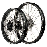 Wheel Set with Discs (Black 21x1.6/19x2.15) for 2002-2007 Honda CR125