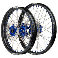 Wheel Set with Discs (Black/Blue 21x1.6/18x2.15) for 2014-2024 Husqvarna TE300