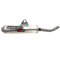 DEP Silver 2-Stroke Shorty Silencer for 2018 Beta 125 