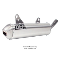 DEP Silver 2-Stroke MX Silencer for 2019-2024 Beta 200 