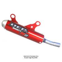 DEP Red 2-Stroke MX Silencer for 2023+ KTM 125 SXF(DEP Chamber Required) 