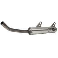 DEP Pipes KTM Silver 2 Stroke Shorty Silencer - 150 SX 2004-2010