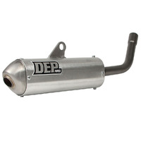 DEP Pipes KTM Silver 2 Stroke Shorty Silencer - 300 EXC Six Days 2011-2016