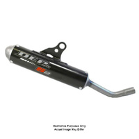 DEP Black 2-Stroke MX Silencer for 2024 Husqvarna TC65 