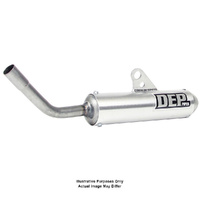 DEP Silver 2-Stroke MX Silencer for 2024 GasGas MC65 