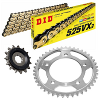 DID Gold X-Ring Chain & Sprocket Kit for 2014-2020 Honda CB650F - 15/42