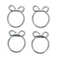 Fuel Hose Clamps - 4 x Wire Type Clamps 13.5mm ID