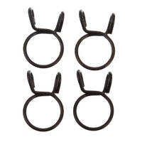 Fuel Hose Clamps - 4 x Wire Type Clamps 15.2mm ID