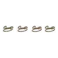 Fuel Hose Clamps - 4 x Wire Type Clamps 10.8mm ID