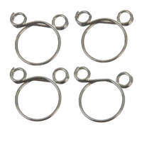 Fuel Hose Clamps - 4 x Wire Type Clamps 8.3mm ID