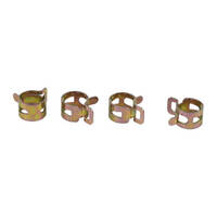 Fuel Hose Clamps - 4 x Band Type Clamps 10.4mm ID