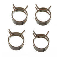 Fuel Hose Clamps - 4 x Band Type Clamps 12mm ID