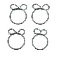 Fuel Hose Clamps - 4 x Wire Type Clamps 12.5mm ID