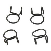 Fuel Hose Clamps - 4 x Wire Type Clamps 10mm ID