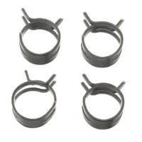 Fuel Hose Clamps - 4 x Band Type Clamps 11mm ID