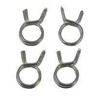 Fuel Hose Clamps - 4 x Wire Type Clamps 7.1mm ID