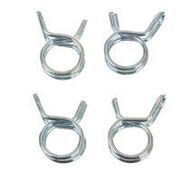 Fuel Hose Clamps - 4 x Wire Type Clamps 10.1mm ID