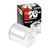 K&N Chrome Oil Filter for 1989-1993 Harley Davidson 1340 FLHS Electra Glide Sport