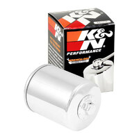 K&N Chrome Oil Filter for 2006 Harley Davidson 1450 FLST Heritage Softail Classic