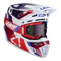 Leatt V25 8.5 MX Helmet & Goggles Kit - Sunburn