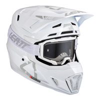 Leatt V25 7.5 MX Helmet & Goggles Kit - White