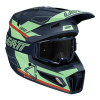 Leatt V25 3.5 MX Helmet & Goggles Kit - Matcha