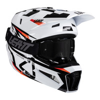 Leatt V25 3.5 MX Helmet & Goggles Kit - White