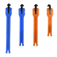 Leatt Boots Replacement Strap Kit 4.5 Blue 2 + Orange 2 Pieces