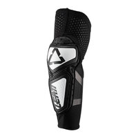 Leatt White/Black Contour Elbow Guard - Juniors