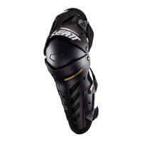 Leatt Dual Axis Black Knee Guard - Juniors