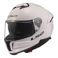 LS2 FF808 Stream II Full Face Motorbike Helmet - White