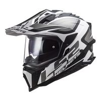 LS2 MX701 Explorer HPFC Alter MX Helmet - Matte Black / White