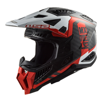 LS2 MX703 C X Force Victory Helmet - Red / White 