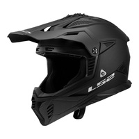 LS2 MX708 Fast II MX Helmet - Matte Black