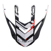 LS2 Helmets MX436 Pioneer Peak Xtreme Matte Black/White/Red