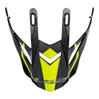 LS2 Helmets MX436 Pioneer Peak Ring Black / Titanium / High Vis