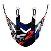 LS2 Helmets MX437 / MX437J Fast Peak Strong Red/White/Blue