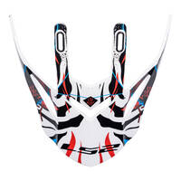 LS2 Helmets MX437 Peak Beast Black White