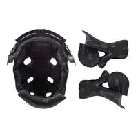 LS2 Helmet MX470 Black Liner / Cheek Pads (Set)