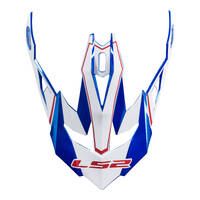 LS2 Helmets MX470 Subverter Peak Power Chrome Blue