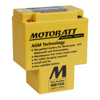 Motobatt AGM Battery for 1998-2000 Honda VT1100C3 Aero