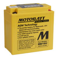 Motobatt AGM Battery for 1988-1997 Cagiva 750 Elefant