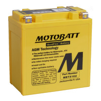 Motobatt AGM Battery for 2000-2002 Suzuki LTF500F Quadmaster 4WD