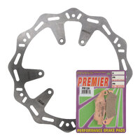 Front Hornet Brake Disc Rotor & Pad Kit for 2002-2014 Honda CRF450R