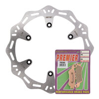 Front Hornet Brake Disc Rotor & Pad Kit for 2022 Yamaha YZ125X