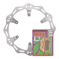 Front Hornet Brake Disc Rotor & Pad Kit for 2012-2014 KTM 250 XCFW