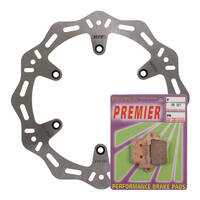 Rear Hornet Brake Disc Rotor & Pad Kit for 2008 KTM 300 EXCE